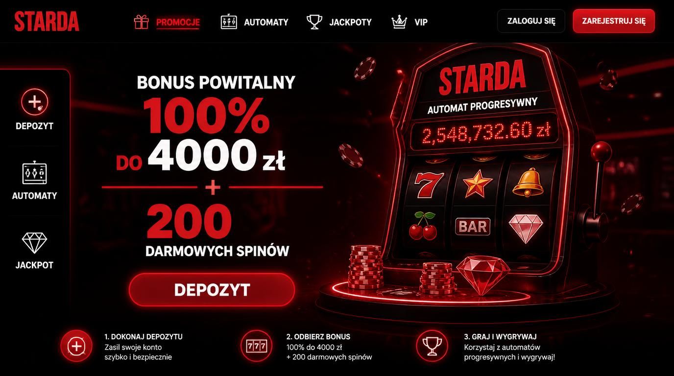 Ilustracja ukazująca pakiet powitalny – bonusu do 4000 zł z darmowymi spinami i widocznym jackpotem na automatach