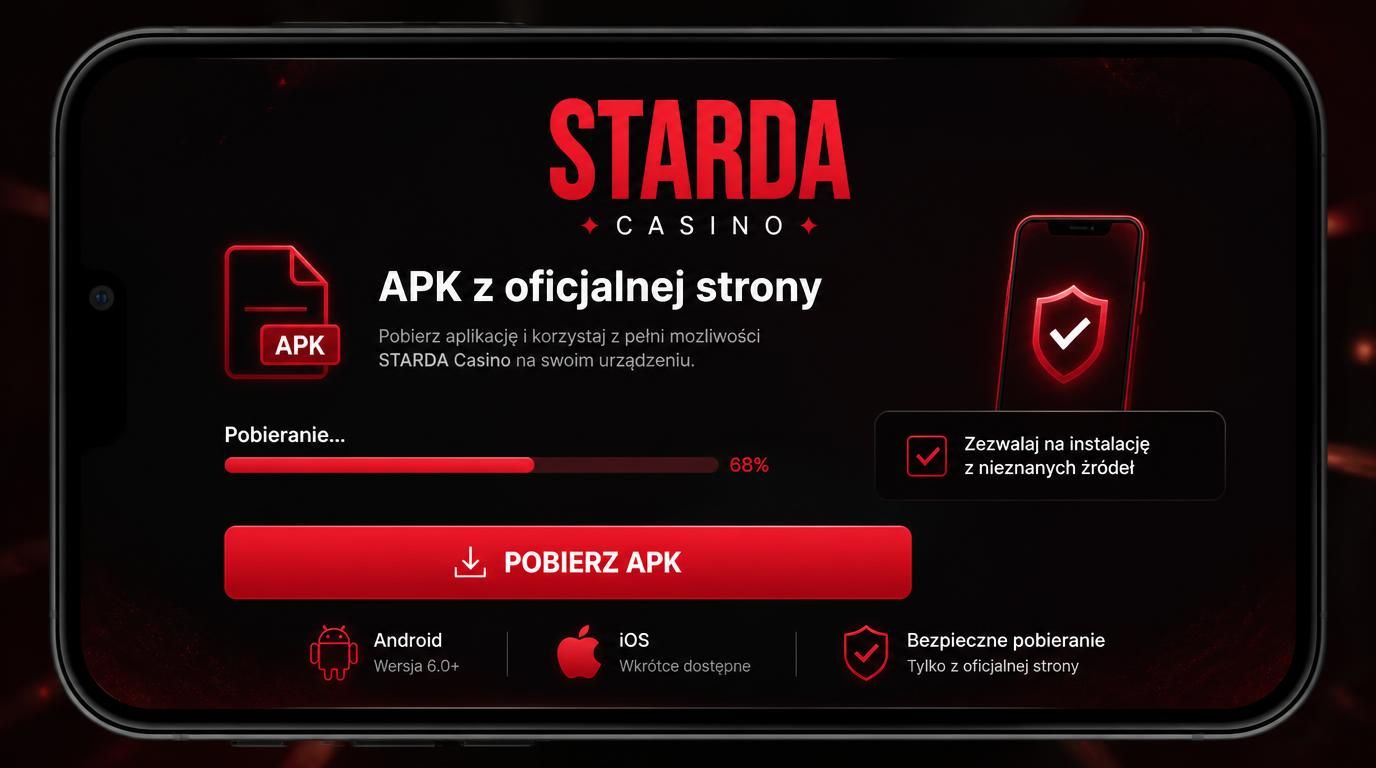 Ekran pobierania APK na Androidzie i opcja sklepu App Store